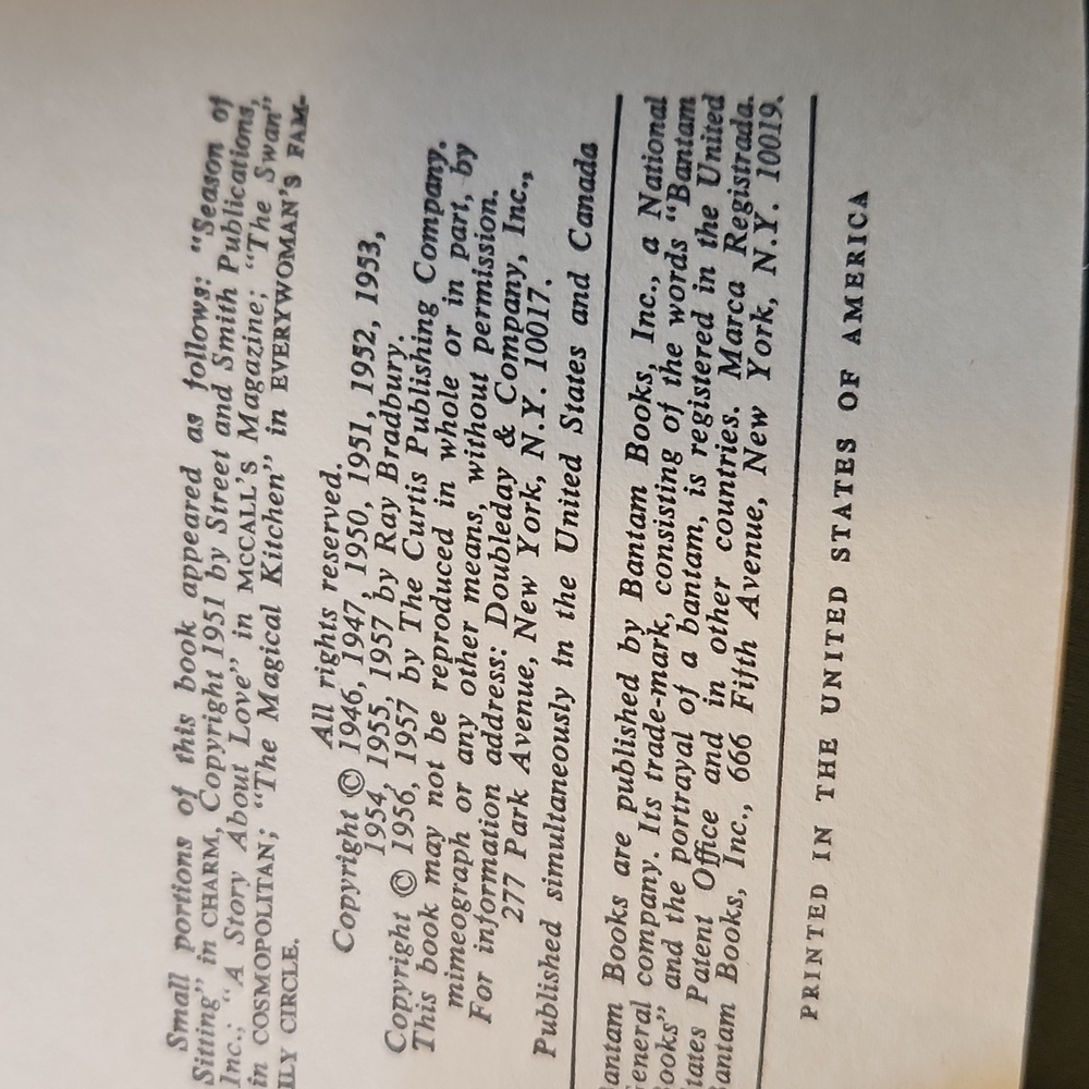 Dandelion Wine by Ray Bradbury Paperback - Picture 9 of 9